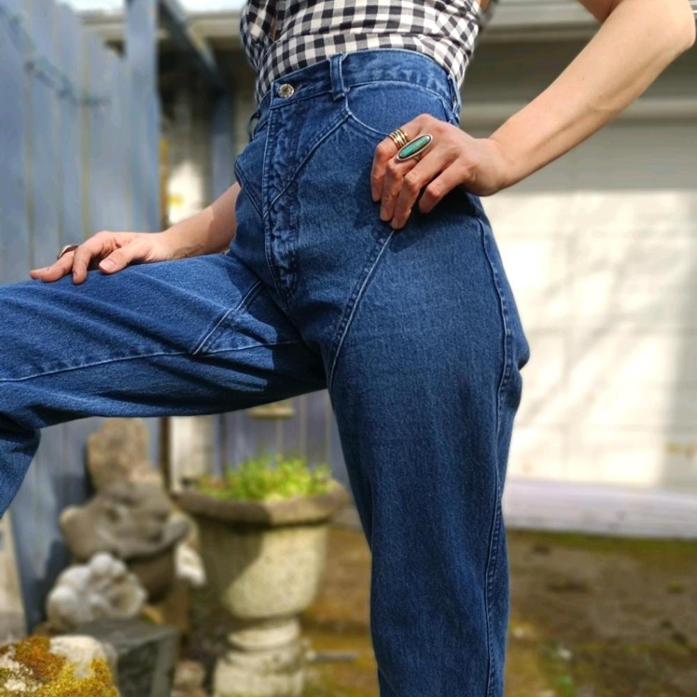 Vintage High Waisted Blaze Southwestern Jeans 27